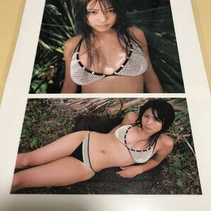 ★厚手ラミネート加工 150μ 切り抜き★川村ゆきえ 5ページ 水着 A4加工の画像5