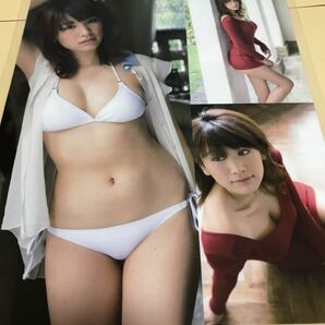 ★厚手ラミネート加工 150μ 切り抜き★久松郁実 7ページ 水着 A4変の画像5