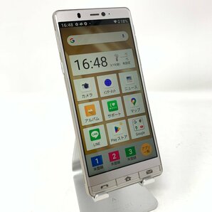 【中古】シンプルスマホ5 (softbank A001SH)/シャンパンゴールド/32GB/5699の画像2