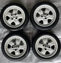 無限(MUGEN) M-2 14インチ 6J PCD100 おまけタイヤ4本セット_画像1