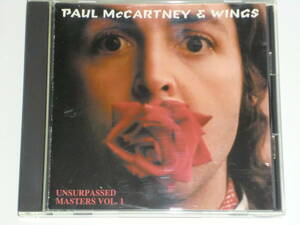 ■PAUL McCARTNEY & WINGS／UNSURPASSED MASTERS Vol.1／Red Rose Speedway Outtakes + Live In Newcastle■