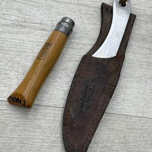 OPINEL 折り畳みナイフ CHOIX No.10 ウッドハンドル オピネル HIBBEN knives 2点 まとめて 山菜取り キャンプ アウトドア 即日配送の画像10