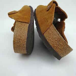 良品 ビルケンシュトック ボストン スエードレザー ミンク ライトブラウン BIRKENSTOCK Bostonサイズ42 サンダルシューズの画像5