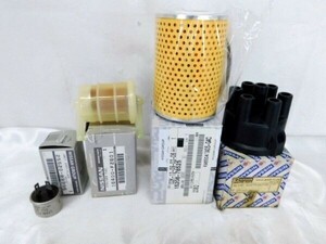 K226* Nissan Skyline parts Ken&Mary original Hakosuka GT-Rtes cap turn signal relay oil filter Vintage * postage 590 jpy ~