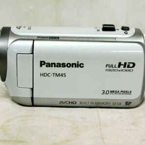 A632★Panasonic HDC-TM45 FULL HD パナソニック デジタルビデオカメラ 32G 3.0MEGA PIXELS 1920×1080 通電確認済 2011年製★送料590円〜の画像4