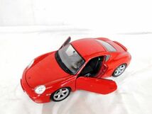 T604★ミニカー Porsche Cayman S 1/18 Maisto ポルシェ ケイマンS マイスト 赤系 レッド系 ★送料590円〜_画像8