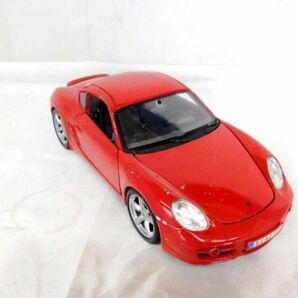 T604★ミニカー Porsche Cayman S 1/18 Maisto ポルシェ ケイマンS マイスト 赤系 レッド系 ★送料590円〜の画像4