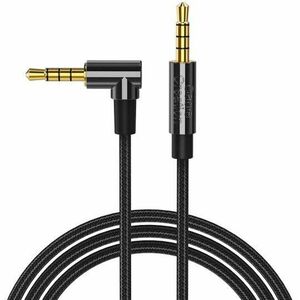 TRRSオーディオケーブル CableCreation 3.5mm 0.9M AuxジャックHiFi変換ケーブル 右側L型