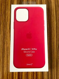 MagSafe対応iPhone 12 | 12 Proシリコーンケース - レッド (PRODUCT) RED