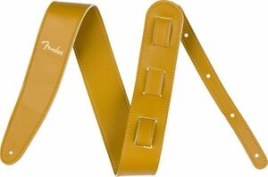 FENDER VEGAN LEATHER STRAPS Butterscotch バタースコッチ フェンダー エレキギター アコースティックギター ストラップ ヴィーガンレザー