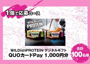 懸賞応募★デジタルギフトQUOカードPay1000円分が100名様に当たる！マルハニチロワイルディッシュキャンペーン！応募レシート1口