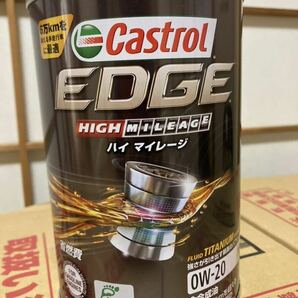 送料込み カストロール EDGE ハイマイレージ 0W-20 1L缶 6本セットの画像1