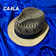 【美品】CA4LA/カシラ★中折れハット　ペーパーハット　パナマ帽　パナマハット　ストローハット　麦わら帽子_画像8