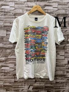 M graniph グラニフ ホワイト Tシャツ 半袖 半袖Tシャツ 車 トップス