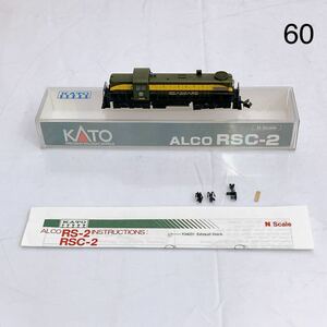 4SB136【美品】KATO Nゲージ カトー N-GAUGE ALCO RSC-2 鉄道模型 蒸気機関車 電車 ホビー 中古 現状品