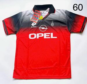 4SB010【未使用】 ACミラン サッカーユニフォーム lotto OPEL A.C.Milan Lサイズ タグ付き 現状品