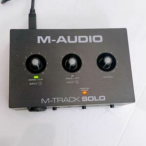 4SB097 M-AUDIO SOLO オーディオエンターフェイス M-TRACK 中古 現状品 動作未確認の画像8