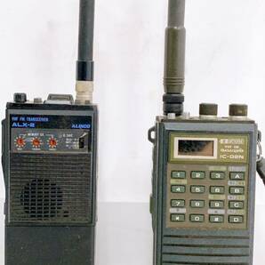 4SB166 トランシーバーまとめ ICOM IC-02N ALINCO ALX-2 トランシーバー 無線機 中古 現状品 動作未確認の画像6