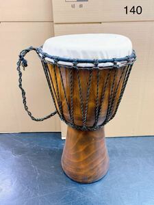 4SC079 Jean be musical instruments Africa . musical instruments percussion instruments ethnic musical instrument height 60cm used present condition goods 