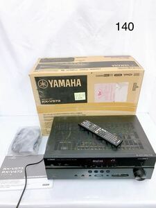 4SC153 YAMAHA ヤマハ AVレシーバー RX-V573 リモコン付き 通電ok 中古 現状品