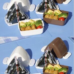 2セット おにぎりケース おかずも入る おにぎBOX 遠足 アウトドア ピクニック 計4個