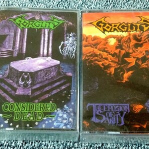 【初期デスメタル】GORTUTS - カセットテープ2本セット Considered Dead（'91）＋ Erosion Of Sanity（'93）Brutal Death Metal 新品未開封の画像1