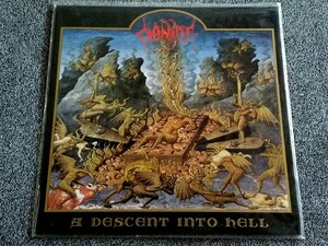 【デスメタル】CIANIDE - A Descent Into Hell（'94）Colour Vinyl シカゴのレジェンド 最高傑作 Doomy Death Metal Autopsy