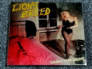 【German Metal】LIONS BREED - Damn The Night（'85）スリップケース ※後のScannerです。ジャーマン・メタルファン必聴！