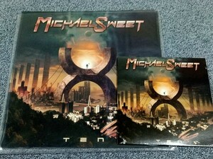 【LAメタル】MICHAEL SWEET（Stryper）- Ten Deluxe Edition（'19）LP＋7' ブックレット等完品 限定盤 完売レア Christian Metal