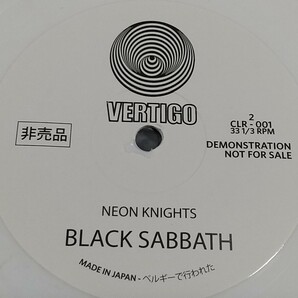 BLACK SABBATH - Die Young/Neon Knights 80年11月16日 中野サンプラザ公演収録 コレクターズ7' Ronnie James Dioの画像3