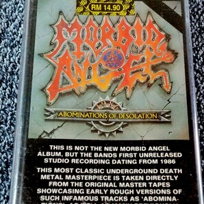 【初期デスメタル】MORBID ANGEL カセットテープ Abomination Of Desolation（'87）Brutal Death Metal Vader の画像1