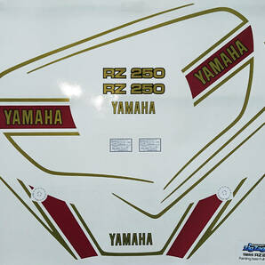 ヤマハRZ250初期型【ブラックモデル用】GOLD/REDデカールセットの画像1