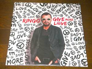 ◎リンゴ・スター／RINGO STARR【GIVE MORE LOVE】LP／美盤◎