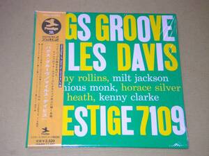 ●マイルス・デイヴィス／MILES DAVIS【BAGS' GROOVE】CD／紙ジャケ／美品●