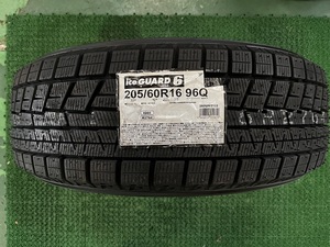 【新古品】スタッドレスタイヤ　205/60R16　96Q　ヨコハマ　アイスガード　ice GURD6　iG60　1本のみ　未使用2022年製　スノータイヤ