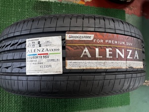 【新古品】サマータイヤ　225/50R18　95V　ブリヂストン　アレンザ　ALENZA　LX100　1本のみ　未使用2021年製