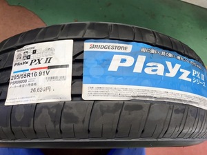 【新古品】サマータイヤ　 205/55R16　91Ｖ　ブリヂストン　プレイズ　Playz　PXII　1本のみ　未使用2021年製　ヴォクシー等に