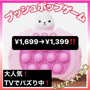 プッシュポップ ゲーム　クイックプッシュ　おもちゃ　知育玩具　記憶力　指先訓練　海外おもちゃ　SNSで人気　ストレス発散玩具