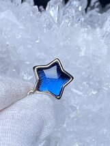 即決 0124b052 月に近い★【ブルーギベオン隕石】★ 星形ペンダント 11.8x6mm（新品）_画像4