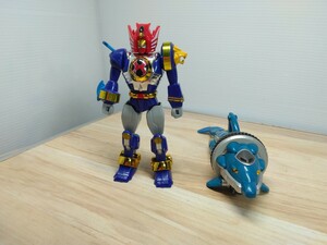 当時物　レトロ　ハリケンドルフィン　旋風神ハリアー 忍風戦隊ハリケンジャー スーパー戦隊 ロボット フィギュア　おもちゃ　玩具　U