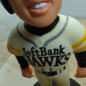 当時物 福岡ソフトバンクホークス 川崎宗則 ボブルヘッド人形 フィギュア SoftBank Hawks Real Bobble Head Doll おもちゃ 飾り物 野球の画像7