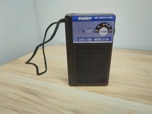 当時物　未使用品　SUNNY JAPAN POCKET RADIO　ポケットラジオ　AM　ポータブルラジオ　ヴィンテージ　D_画像2