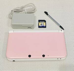 ニンテンドー3DSLL ピンクホワイト 本体動作品　送料無料　付属品付き　任天堂 Nintendo 