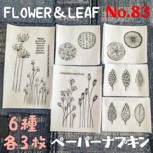 No.83 花 たんぽぽ 葉っぱ ペーパーナプキン デコパージュ ハンドメイド 素材