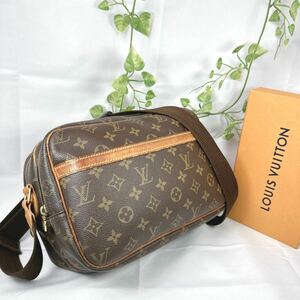 1円 LOUIS VUITTON ルイヴィトン M45254 モノグラム リポーター PM クロスボディ ショルダーバッグ シリアルSP0052