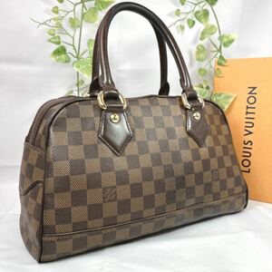 1円 ルイヴィトン LOUIS VUITTON ハンドバッグ N60008 ドゥオモ ダミエ エベヌ 正規品