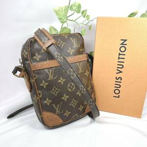 1円 LOUIS VUITTON ルイヴィトンモノグラム ダヌーブ ショルダーバッグ M45266 正規品