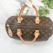 1円 LOUIS VUITTON ルイヴィトン モノグラム スピーディ30 M41526 ハンドバッグ シリアル EH0062 _画像5