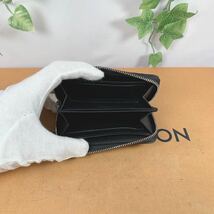 1円 ルイヴィトン LOUIS VUITTON ダミエ グラフィット 小銭入れ コインパース ラウンドファスナー N63076 シリアルナンバーMI2100_画像4