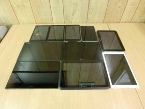 ジャンク●タブレット 端末 SONY lenovo NEC HUAWEI ASUS 本体のみ まとめて10個セット●